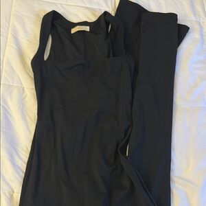 Black Sleeveless Jumpsuit